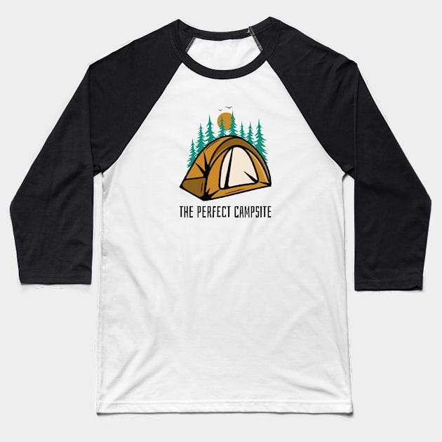 The Perfect Campsite Baseball T-Shirt by Pacific West